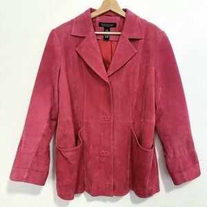 Pink Suede Jacket (Vintage)